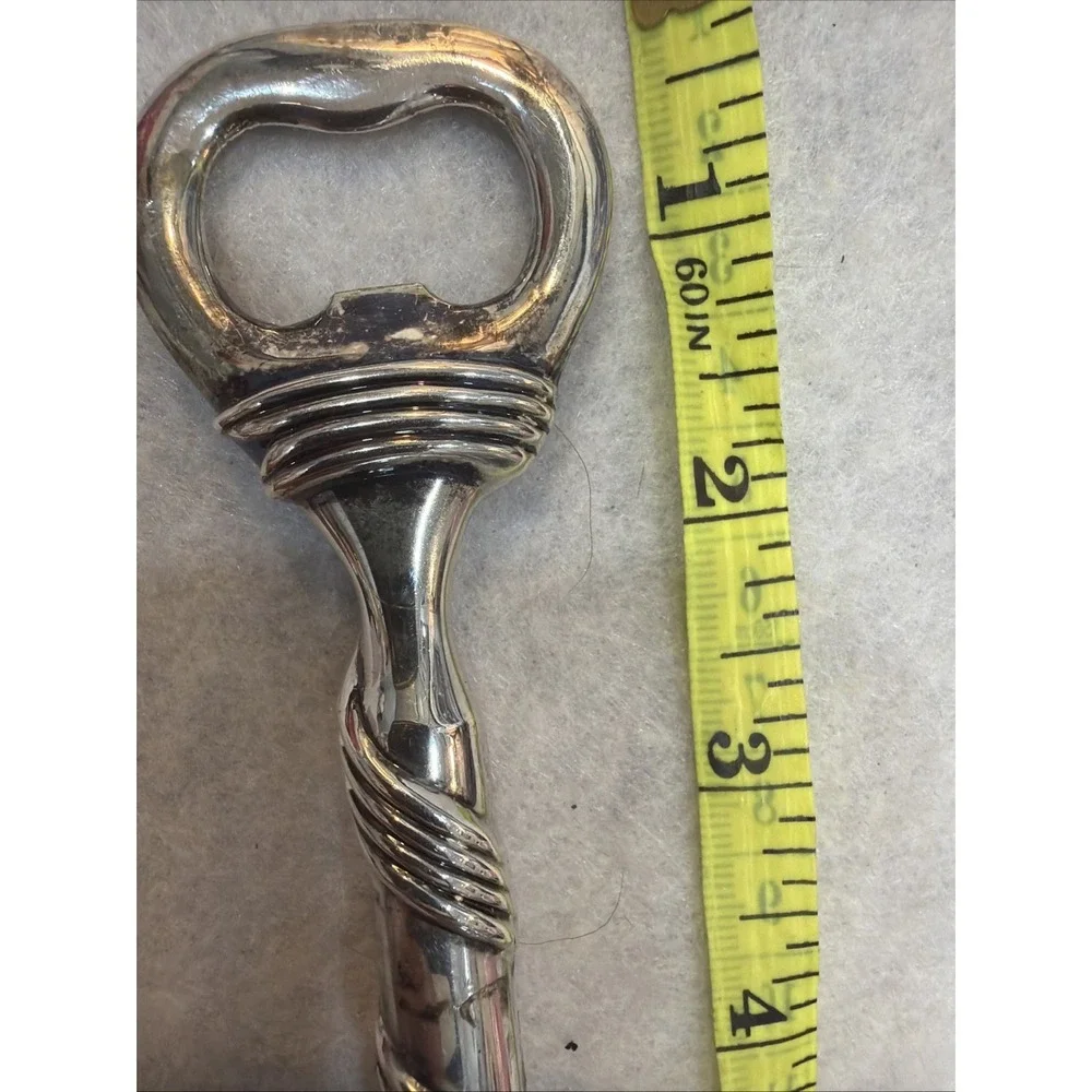 Neiman‎ Marcus's Silver Plated Jingle Bell Bottle Opener 6.5